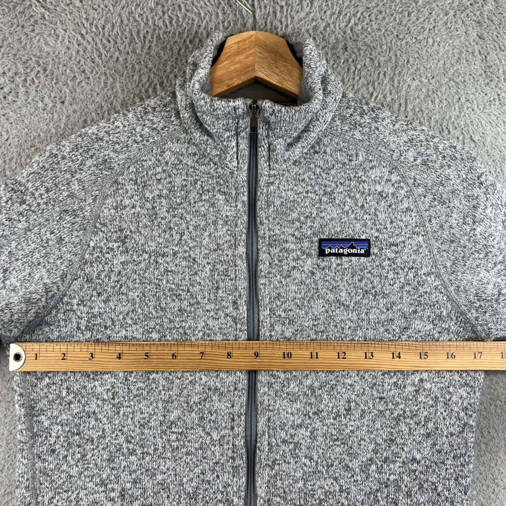 Patagonia Better Sweater Full Zip Jacket Womens Small Grey Heather Fleece - Picture 8 of 12